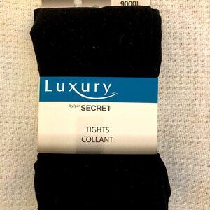 SECRET Sz D Luxury Opaque Silky  Tights